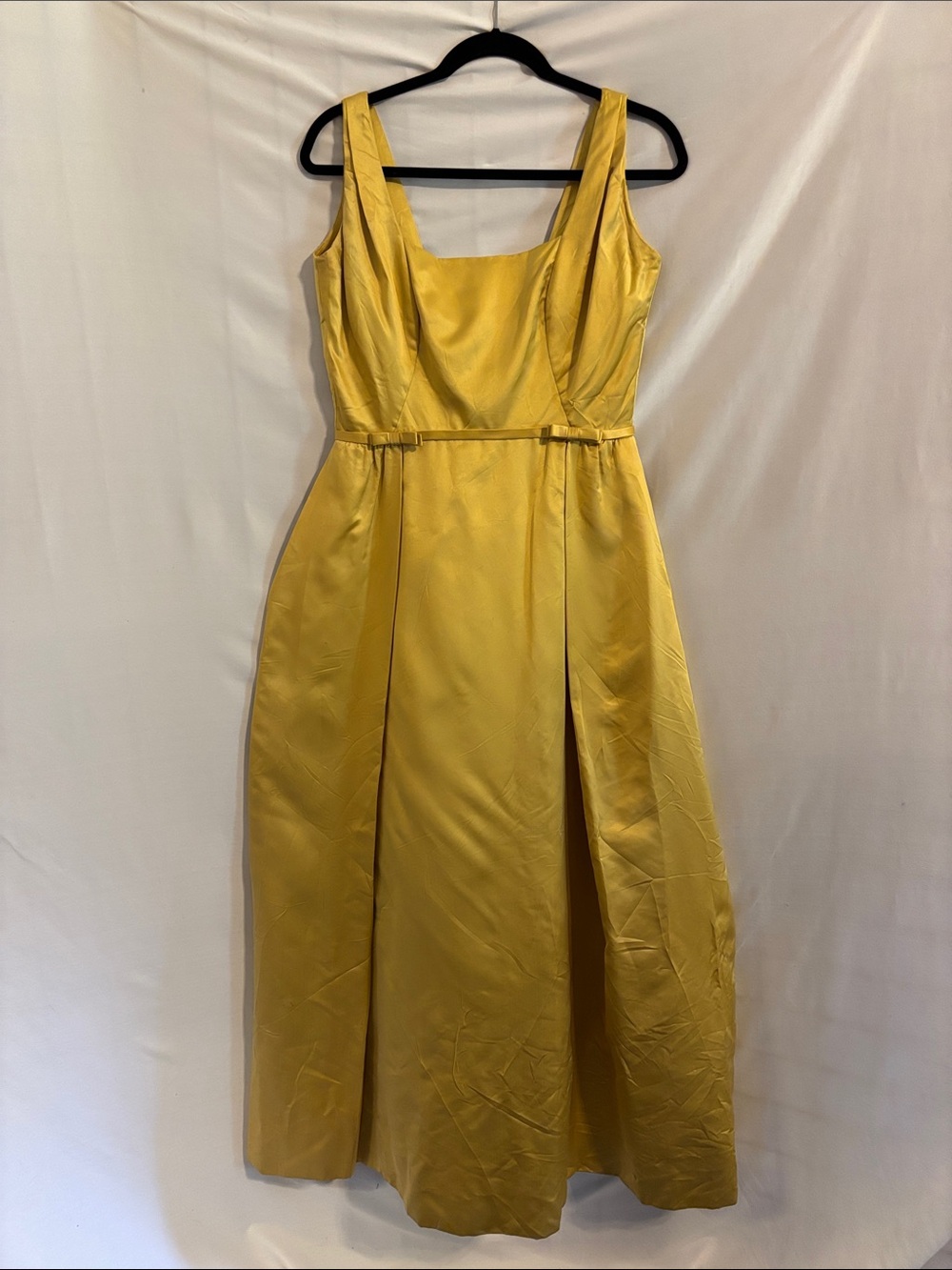 VIntage Malcom Starr Gold Maxi Dress Gown